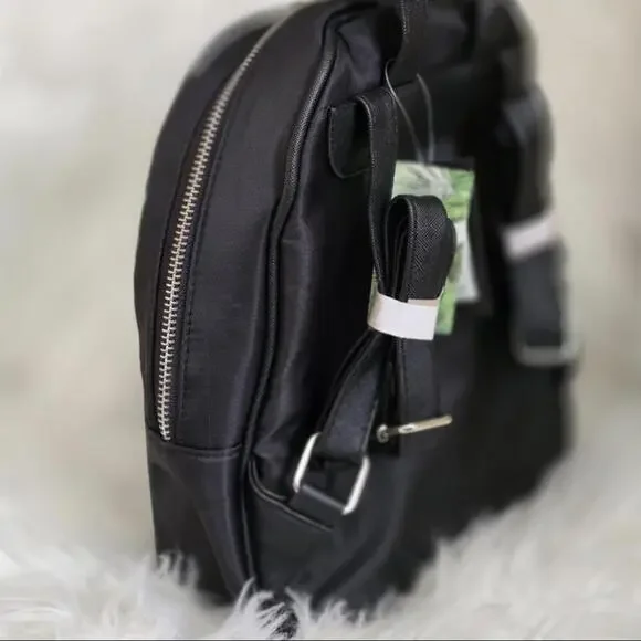 Black Backpack with Silver Logo - Picture 4 of 4